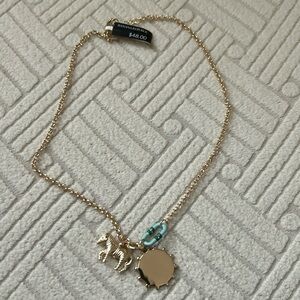 BANANA REPUBLIC necklace NWT zebra